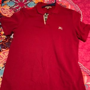 Mens Burberry Polo Shirt Worn One Time
